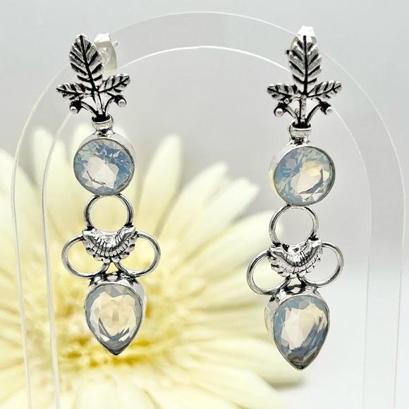 OWYHEE OPAL EARRINGS - Picture 9 of 12